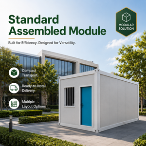 Casa Contenedor Modular Estándar NewGen Tiny Homes, Diseño Rectangular de 20 Pies, Casa Prefabricada de Estilo Minimalista - Product Image 1