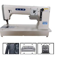 Machine à coudre à point droit à aiguille simple, matériau épais, prix de gros, pour sièges de voiture, coussins, tentes, équipements sportifs