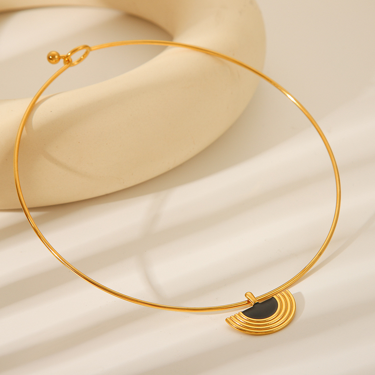 necklace collar half choker stainless