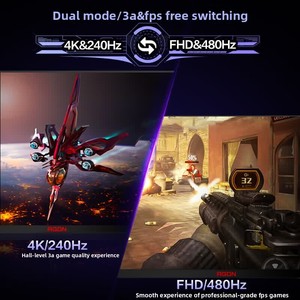 Monitor para Juegos <span class=keywords><strong>Aoc</strong></span> AG276UZ de <span class=keywords><strong>27</strong></span> Pulgadas, 4K, <span class=keywords><strong>240Hz</strong></span>, IPS, Alta Frecuencia de Actualización, con Interfaz DP, Anti-Luz Azul, para Escritorio - Product Image 2