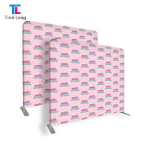 TianLangChina Factory's Arc-Shaped Marco de aluminio Trade Show Telón de fondo Hot-Transfer Pillow para publicidad - Product Image 5