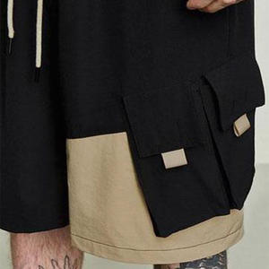 Pantaloncini da allenamento Bodybuilding 3-in-1 da uomo leggero per allenamento in palestra Short Running da Jogger atletico con tasche con cerniera - Product Image 4