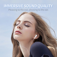 Casque filaire Type-C de 1,2 m, écouteurs intra-auriculaires, écouteurs avec contrôle du volume, mains libres avec micro pour tous les mobiles