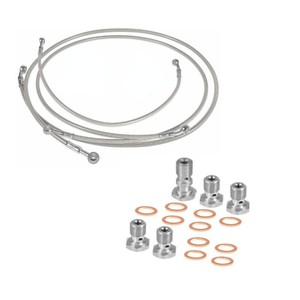 Kit de cables de freno Haofa, trenzado de acero, delantero y trasero, para piezas de repuesto de motocicleta Yamaha Banshee YFZ350 2006 - Product Image 1
