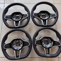 Volant en cuir pleine fleur CS pour BMW G30 G31 G32 X3 G01 X4 G02 G87 M3 G80 M4 G82 G42 G20 M5 F90 G11 Accessoires de voiture