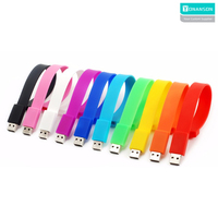 Usine directe bracelets en silicone clé USB Logo personnalisé gratuit disque USB mémoire Flash Bracelet clé USB