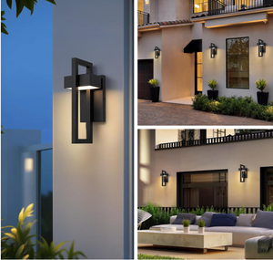 Appliques murales d'extérieur moderne extérieur LED applique murale extérieure éclairage 13.6 pouces pour <span class=keywords><strong>maison</strong></span> porte d'entrée porche garage patio - Product Image 5