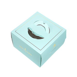 Caja <span class=keywords><strong>de</strong></span> papel para pastel, caja <span class=keywords><strong>de</strong></span> postre dulce, caja <span class=keywords><strong>de</strong></span> papel para repostería, embalaje para pastel con asa - Product Image 4