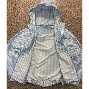 Chaqueta cortavientos a cuadros <span class=keywords><strong>Anorak</strong></span> de algodón cepillado para <span class=keywords><strong>hombre</strong></span>, OEM, ropa de calle personalizada, chaqueta deportiva a cuadros - Product Image 3