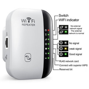 Extensor de Wifi inalámbrico <span class=keywords><strong>N</strong></span> de 2,4 Ghz y 300Mbps, enrutador inalámbrico de red 802.11N/B/G, repetidor Wifi de largo alcance actualizado - Product Image 2