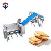 Ligne de production automatique de biscuits à haute productivité, machine de fabrication de biscuits commerciale pour la production à grande échelle en boulangerie