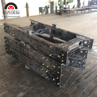 Semi-remorque à plat à bas prix châssis squelette camion tracteur plate-forme faisceau camion fabrication services produit