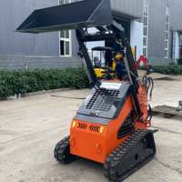 Vendita diretta della fabbrica Skid Steer Loader allegato giardino Farm trattore terne per lavori di costruzione cingolato