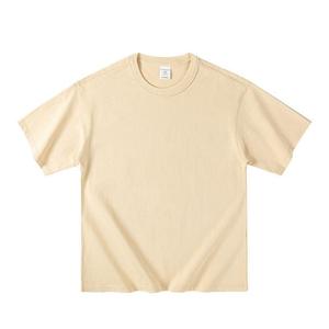 T-shirt Unisexe Oversize de Haute Qualité en Coton Biologique 100% Tissé, Style Streetwear, Col Rond, Grammage Lourd, Vente en Gros pour Hommes - Product Image 2