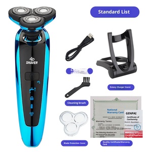 Set multifuncional 4D maquinilla de afeitar eléctrica lavable de cuerpo completo maquinilla de afeitar recargable para hombres - Product Image 6