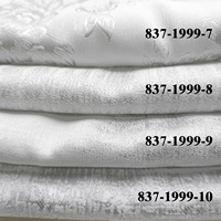 Tissu de rideau en organza jacquard transparent, vente en gros au mètre, pour la confection sur mesure de rideaux de fenêtre et la décoration d'hôtels