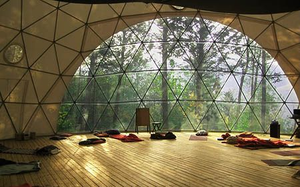 Sala de clase de yoga Hotel tienda de 4 estaciones sala de cúpula geodésica - Product Image 4