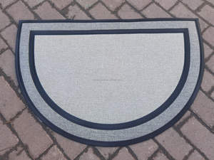 18 pouces. X 30 pouces. Tapis de porte en polyester gris vierge avec dos en caoutchouc pour sublimation, 24x36 pouces, 30x47 pouces - Product Image 2