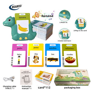 Jouets sensoriels interactifs éducatifs Cartes flash parlantes espagnoles et anglaises 224 mots de vue <span class=keywords><strong>Apprendre</strong></span> l'espagnol Cartes flash pour enfants - Product Image 6