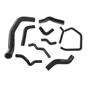 Kinglin ชุดท่อหม้อน้ำซิลิโคนยืดหยุ่นสูงสำหรับ <span class=keywords><strong>Nissan</strong></span> Silvia 200SX 240SX S13 S14 <span class=keywords><strong>SR20DET</strong></span> S15 - Product Image 1