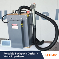 Removedor de Barniz Láser de Pulso de 50W, Máquina de Limpieza Láser Portátil Tipo Mochila para Eliminar Óxido y Pintura