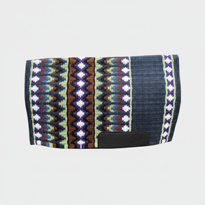 Manta de sillín de caballo occidental hecha a mano, almohadilla de lana suave y duradera con forro de polialgodón para entrenamiento, paseos y competiciones - Product Image 1