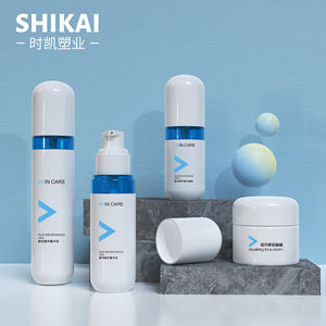 Flacone Spray per animali domestici all'ingrosso da <span class=keywords><strong>100</strong></span> <span class=keywords><strong>Ml</strong></span> confezione bianca a forma di capsula Toner cosmetico contenitore in plastica 50ml flacone Spray per Toner facciale - Product Image 5