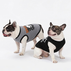 Gilet pour animaux de compagnie confortable et écologique à imprimé crâne punk pour petits chiens et chats, débardeur léger sans manches respirant pour l'été - Product Image 5