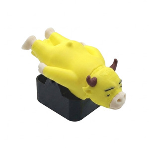 Matériel d'impression 3D personnalisé, jouet amusant en forme de petit veau, grottes de cachette pour poissons et crevettes d'aquarium, micro-paysages, jouet créatif - Product Image 3