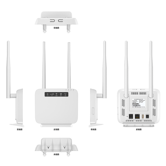 CPE Device for SOHO with VoIP Function 3 LAN Ports 1 WAN Port 750Mbps OEM/ODM Manufacturing