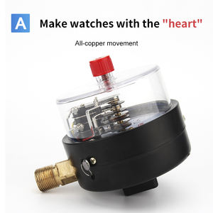 YX100 Pengukur Tekanan Kontak Elektrik, Alat Pengukur Vakum dengan Bantuan Magnetik - Product Image 2