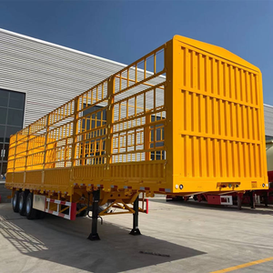 Semirremolques de Carga con Paredes Laterales Cerradas de Acero de 3/4 Ejes para Camionetas, Capacidad de Carga de 5001-10000 kg - Product Image 3