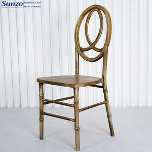Silla de Comedor Moderna Phoenix de Madera Maciza de Locust con Respaldo Personalizado con Diseño de Pez para Eventos y Catering - Product Image 3