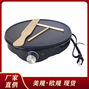 Máquina para hacer panqueques de 30 cm, plancha eléctrica antiadherente para crepas, 110V, para uso en exportación - Product Image 5