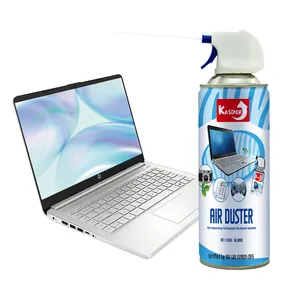 High End 10oz canned compressed gas air duster spray for cleaning mini electronics computer keyboard pc can dust cleaner 400ml