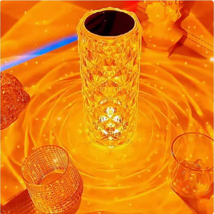 Modern Acrylic LED Night Light Round Shape Colorful <b>Changing</b> Tap Control Battery Powered Warm White Home Lighting - Product Image 3