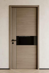 Porte creuse en WPC préinstallée Jiuyixing avec cadre fini, montage facile, style ouverture gauche/droite - Product Image 5