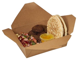 36 oz 337 GSM biodegradable <span class=keywords><strong>de</strong></span> <span class=keywords><strong>la</strong></span> Caja para <span class=keywords><strong>el</strong></span> <span class=keywords><strong>mercado</strong></span> del Reino Unido <span class=keywords><strong>la</strong></span> comida rápida <span class=keywords><strong>de</strong></span> comida en <span class=keywords><strong>la</strong></span> calle - Product Image 1