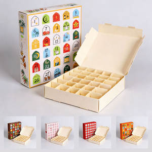 Самая продаваемая экологичная перерабатываемая подарочная коробка из бумаги с четырехцветной печатью, пригодная для плоской упаковки, для праздничных подарков - Product Image 3