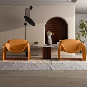 كراسي مريحة لغرفة المعيشة على شكل أريكة الحد الأدنى كرسي استراحة