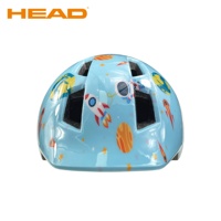Casque de patinage bleu clair pour enfants, équipement de protection pour vélo d'équilibre et patins à roulettes en extérieur pour débutants