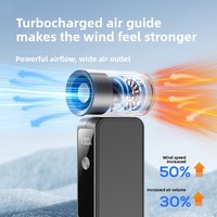 Ventilateur portable mini sans pales, réglable sur 100 vitesses, vent puissant, pliable, à suspendre au cou, moteur silencieux personnel pour la maison et les étudiants