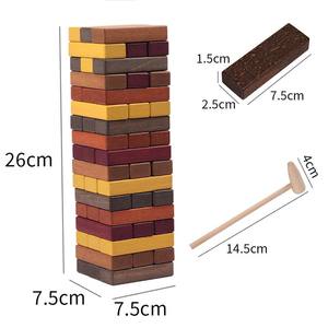 Juego <span class=keywords><strong>de</strong></span> Bloques <span class=keywords><strong>de</strong></span> Madera Apilables <span class=keywords><strong>de</strong></span> Haya <span class=keywords><strong>de</strong></span> Alta Calidad para Niños, Regalo Educativo y <span class=keywords><strong>de</strong></span> Ocio - Product Image 5