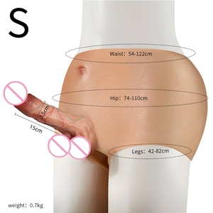 Realistischer Penis-Hautgefühl-Dildo, solide, hohle, tragbare Höschen-Dildos aus Flüssigsilikon, Strap-on-Dildos, Sexspielzeug für Frauen, Männer, Schwule, Lesben - Product Image 3