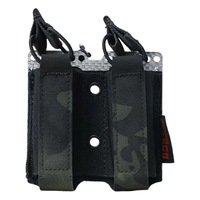 Cinturón Táctico de Camuflaje MOLLE Doble Universal de Alta Calidad y Durabilidad para Caza, Entrenamiento y Actividades al Aire Libre, Porta Cargadores Molle