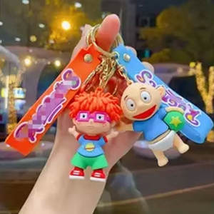 Porte-clés Anime Rugrats pour <span class=keywords><strong>femme</strong></span> Porte-clés mignon avec pendentif de sac Cadeaux pour fans adultes - Product Image 3