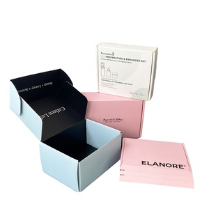 Wholesale Eco-friendly Skin Care Cream Rigid Boxes Customized Logo Kraft Corrugated Liner Matt Lamination UV Coating Recycled - Product Image 3