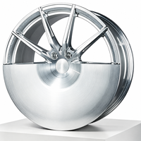 Rines de Aleación Forjados Personalizados de Lujo para Automóvil, Acabado Cromado, Estructura Monobloque Semiterminada, Marca XCD, 1 Año de Garantía