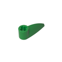Gobricks GDS-1360 Blocs de construction en plastique ABS à l'échelle 1:8, pièce 41669, dent 1x3 avec trou d'axe [sous-face arrondie]