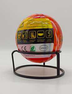 टेरियन ब्रांड ऑटो फायर बॉल बुझाने 90% बी ड्राई पाउडर तापमान सेंसिंग सेल्फ-स्टार्ट डिवाइस 3.5cbm प्रमाणित - Product Image 3